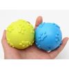 Rubber Squeaky Dog Ball Creative Funny Dog Bite Ball Pet Chew Ball Toy Bite Resistant Ball Pet Chew Squeaky Toy