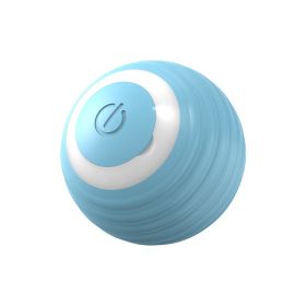 Pet Toy Automatic Cat Teasing Ball (Option: Blue-Rechargeable)