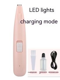 Pet Hair Clipper Pet Hair Shaver Electric Clipper Pet Shaver (Option: Pink Aluminum Battery-FC 2020C)