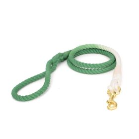 Dog Collar Traction Rope Cotton Rope Hand-knitted Single Head Traction Rope Dog Rope Pet Supplies (Option: 5style)