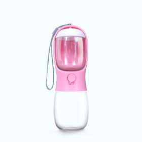 New Product Pet Dual-use Water Cup For Dogs (Color: Pink)