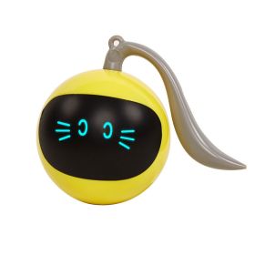 Cat Toy Electric Toy Ball (Option: Milky Yellow)