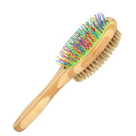 Pig Hair Cleaning Comb Dogs And Cats Beauty (Option: Color-235x70x60mm)