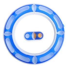 Pet Suit Track Ball DIY Track Amusement Plate Combined Cat Toy (Option: Blue-29cmx4 Segment)