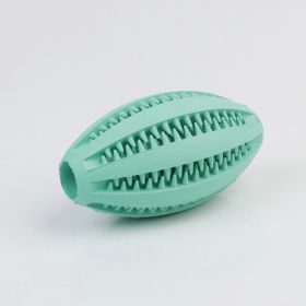 Dog Toy Pet Chewing Molars Teeth Cleaning Olive Watermelon Ball Puzzle Toy (Option: Emerald-9CM)