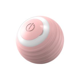 Pet Toy Automatic Cat Teasing Ball (Option: Pink-Rechargeable)