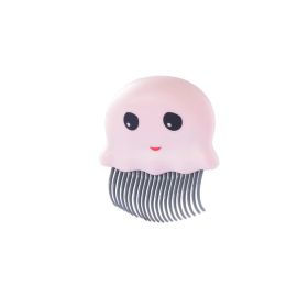 Pet Cat Comb Cleaning Shell Flea Comb (Color: Pink)