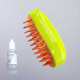 Floating Hair Comb Brush Cat Supplies Complete (Option: Green Essence)