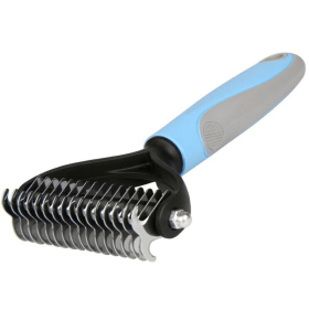 Professional Pet Tool Grooming Brush For Pet Dog Cat Deshedding Tool (Color: Blue)