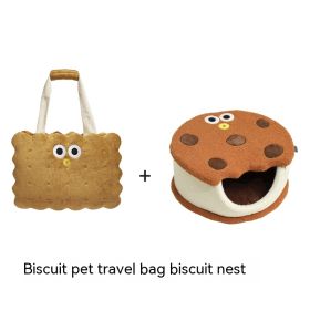 Sandwich Biscuit Bag Cat Winter Portable Outing Dogs And Cats Large Capacity Good-looking Anti-stress (Option: Style4-Average)