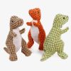 Bite-resistant Pet Dog Chew Dinosaur Toys for Dogs Squeaky Small Big Dog Toy Cleaning Teeth Dog Supplies Juguetes Para Perro