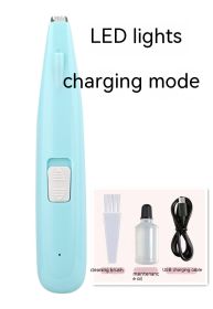 Pet Hair Clipper Pet Hair Shaver Electric Clipper Pet Shaver (Option: Blue Aluminum Battery-FC 2020C)