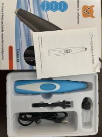 Pet Hair Clipper Pet Hair Shaver Electric Clipper Pet Shaver (Option: Electric Pet Scissors Blue-FC 2020C)